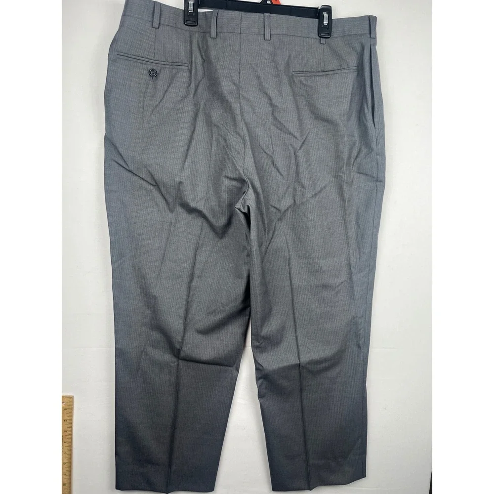 Jos. A. Bank Suit Mens Grey Textured 2 Piece Blazer Trousers Set 41x29.5